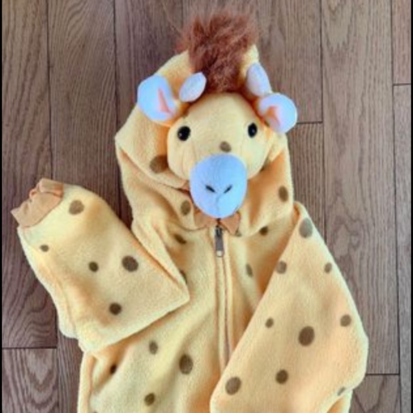 Halloween - Giraffe Fleece Coat - Picture 1 of 1